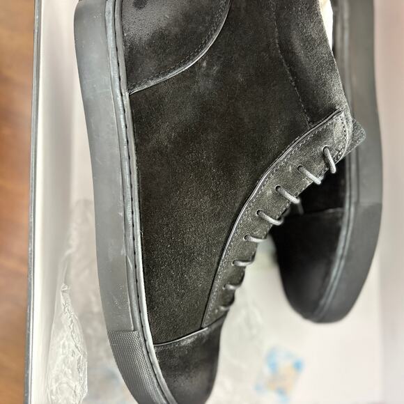 English Laundry Men Grundy Sneaker Boots 8 Black Suede Leather NWT Chukka Combat main image 5